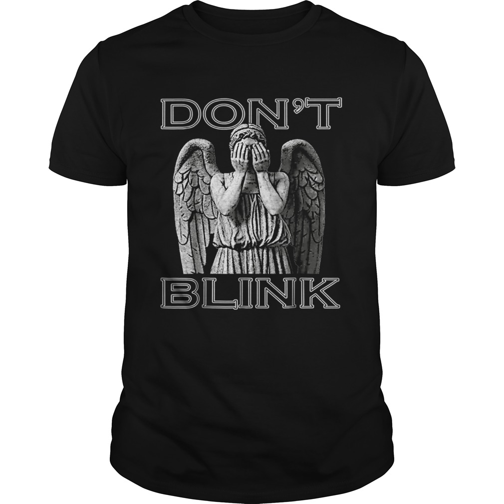 Black Dont Blink Weeping Angels Hoodie Sweatshirt Size 2XL The Doctor Who 