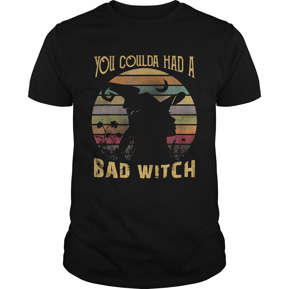 You Coulda had a Bad Witch Halloween Funny Gift Awesome TShirt