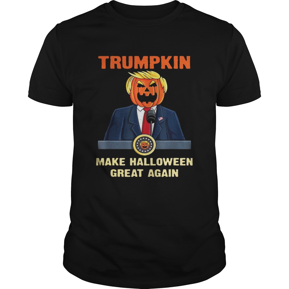 trumpkin make halloween great again shirt