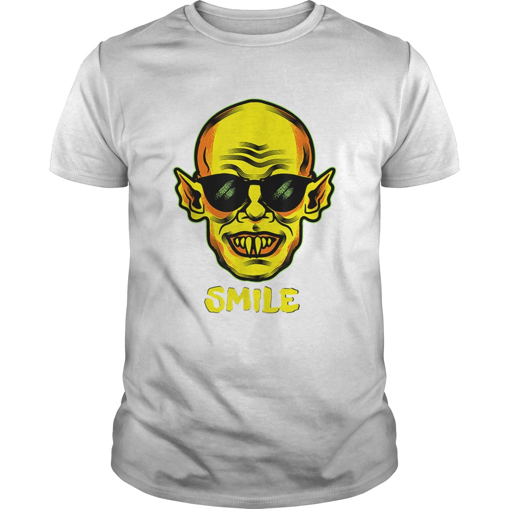 Beautiful Im Fine You Smile Zombie Halloween Vampire Graphic shirt