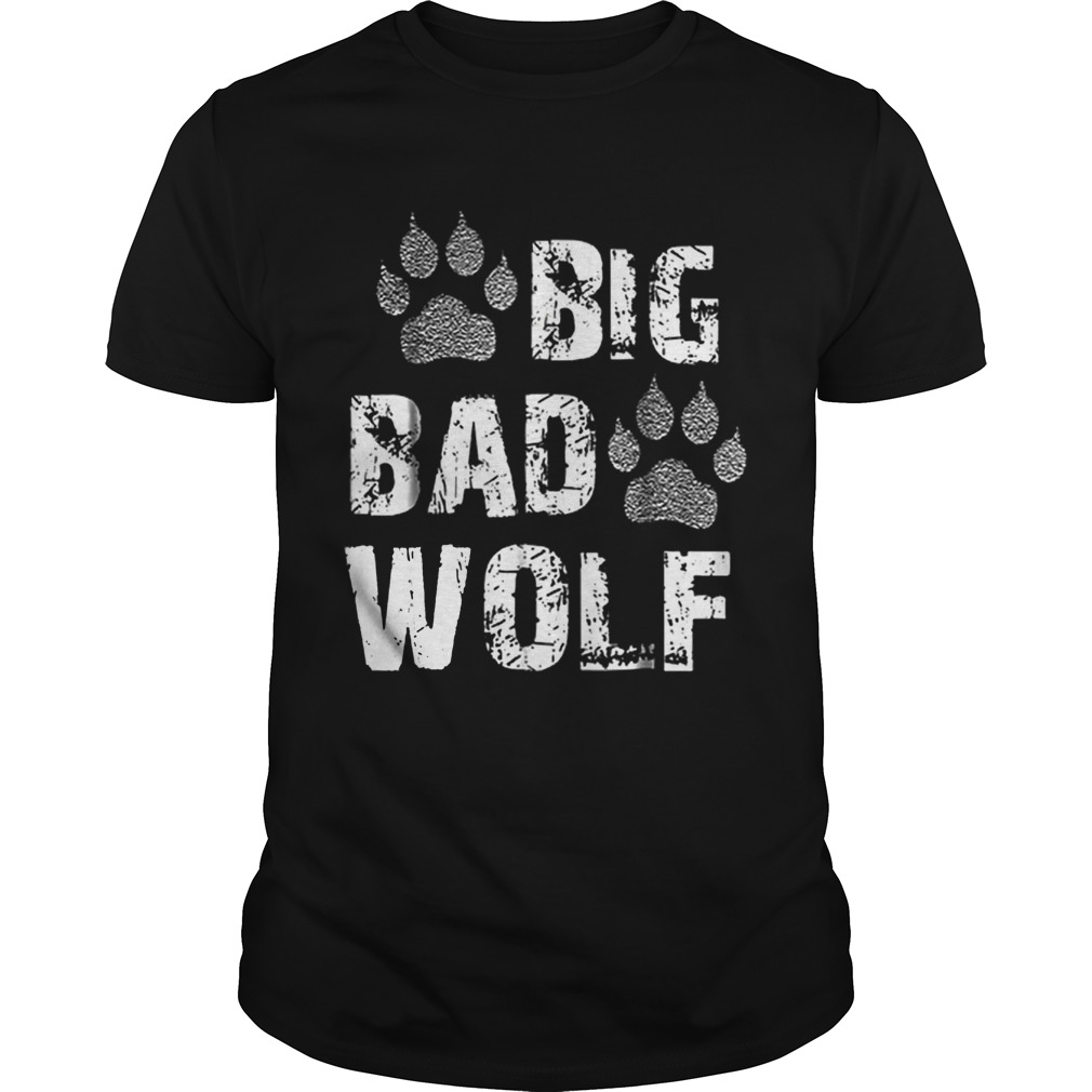 Big Bad Wolf Paw Print Halloween Costume shirt