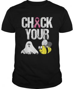 Check Your Boo Bees Funny Breast Cancer Halloween  Unisex