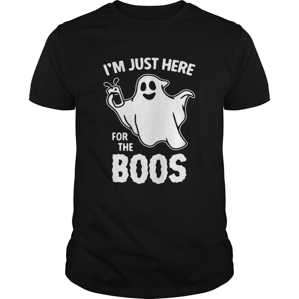 Ghost Im Just Here For The Boos Shirt