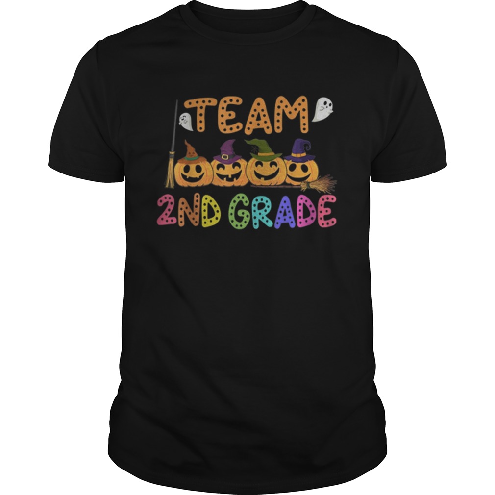 Halloween Team 2nd Second Grade Costumes For Student shirt