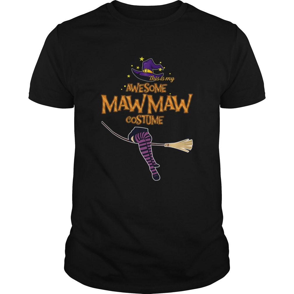 Halloween This Is My Awesome Mawmaw Costume TShirt