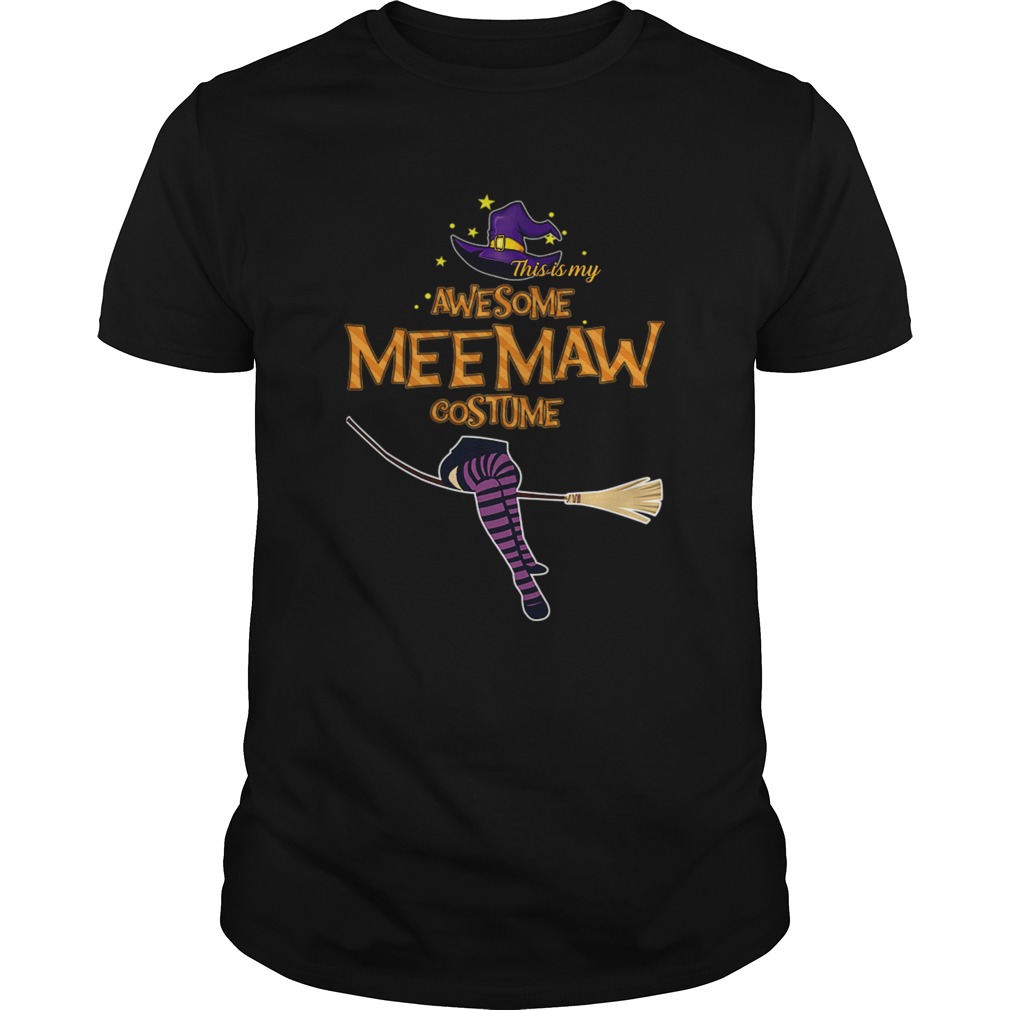 Halloween This Is My Awesome Meemaw Costume TShirt