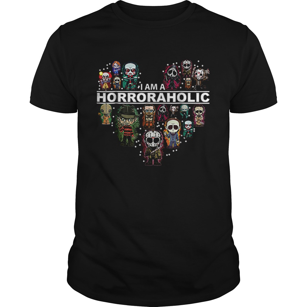 I Am A Horroraholic Halloween Day 2019 shirt