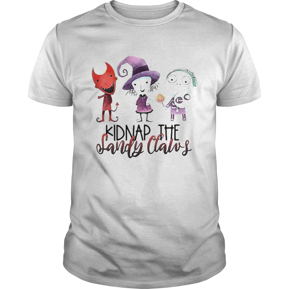 Kidnap the sandy claws shirt