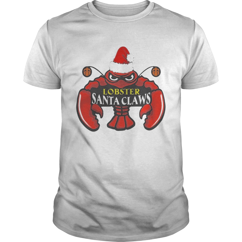 Lobster Santa Claws Christmas Shirt