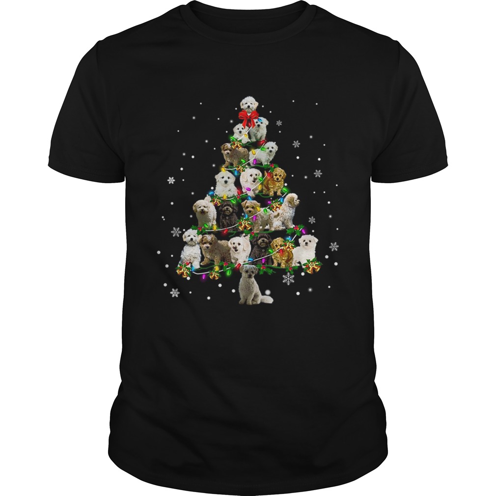 Maltipoo Christmas Tree TShirt