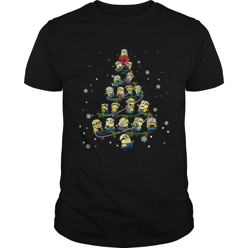 Minion Christmas tree shirt