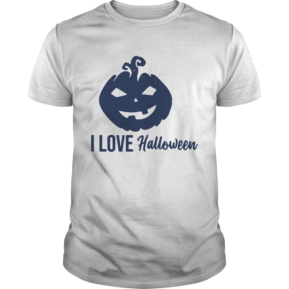 Pumpkin I love Halloween shirt