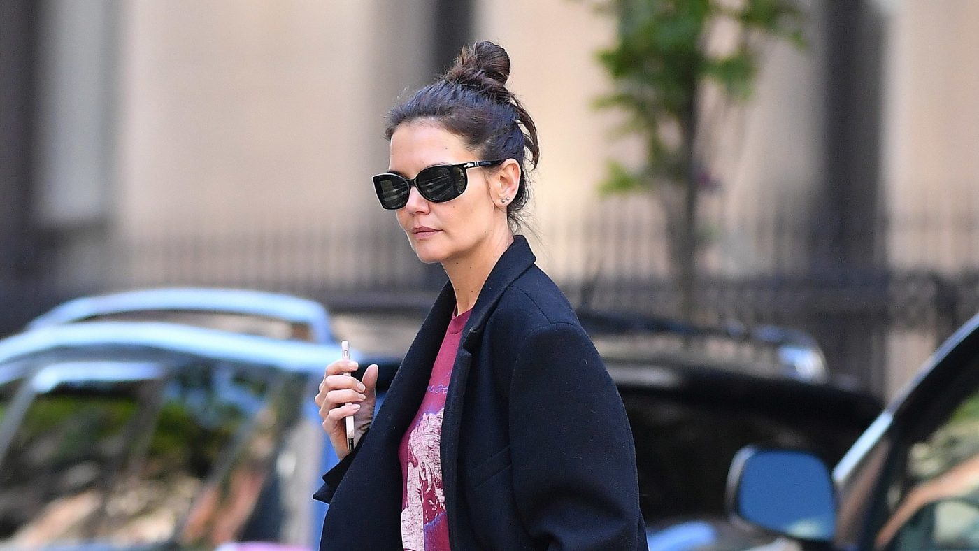 Katie Holmes Is On Board With Fall’s Trickiest Trouser Trend