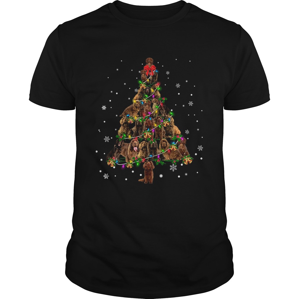 Sussex Spaniel Christmas Tree TShirt