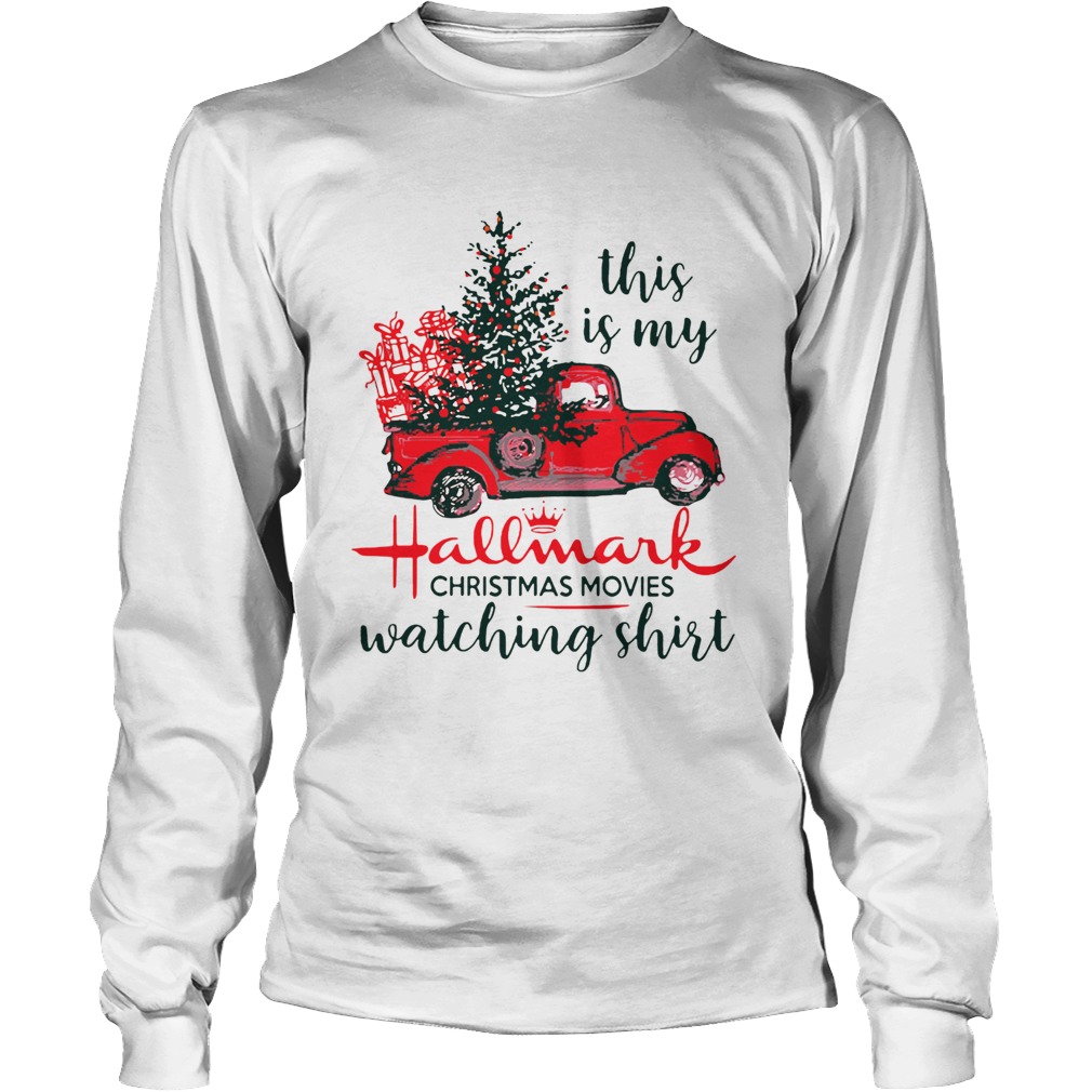 My Hallmark Christmas Movie Watching Shirt Hallmark Christmas Movies Tree Xmas Hallmark Movie Shirt 