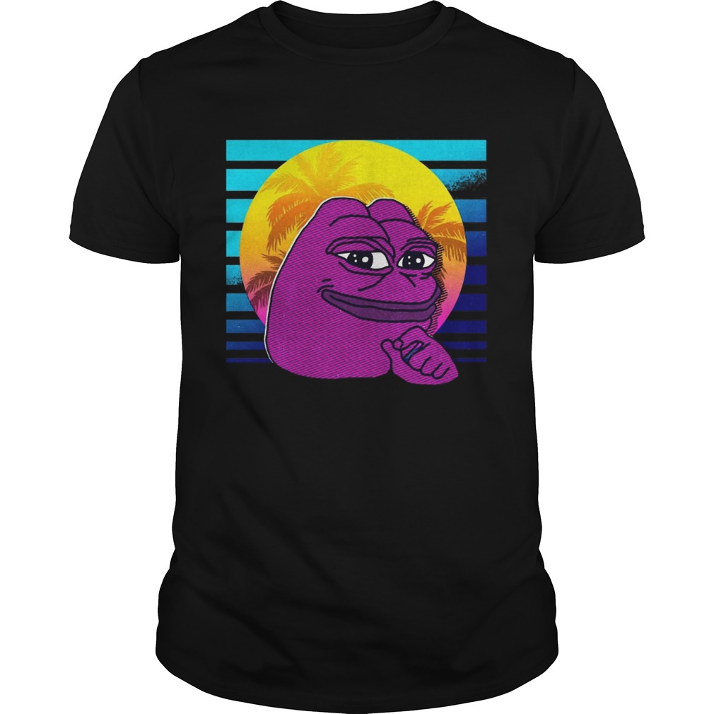 Vaporwave Pepe Meme Tshirts