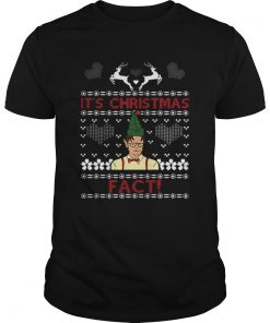 Dwight Schrute Its Christmas Fact Ugly Christmas  Unisex