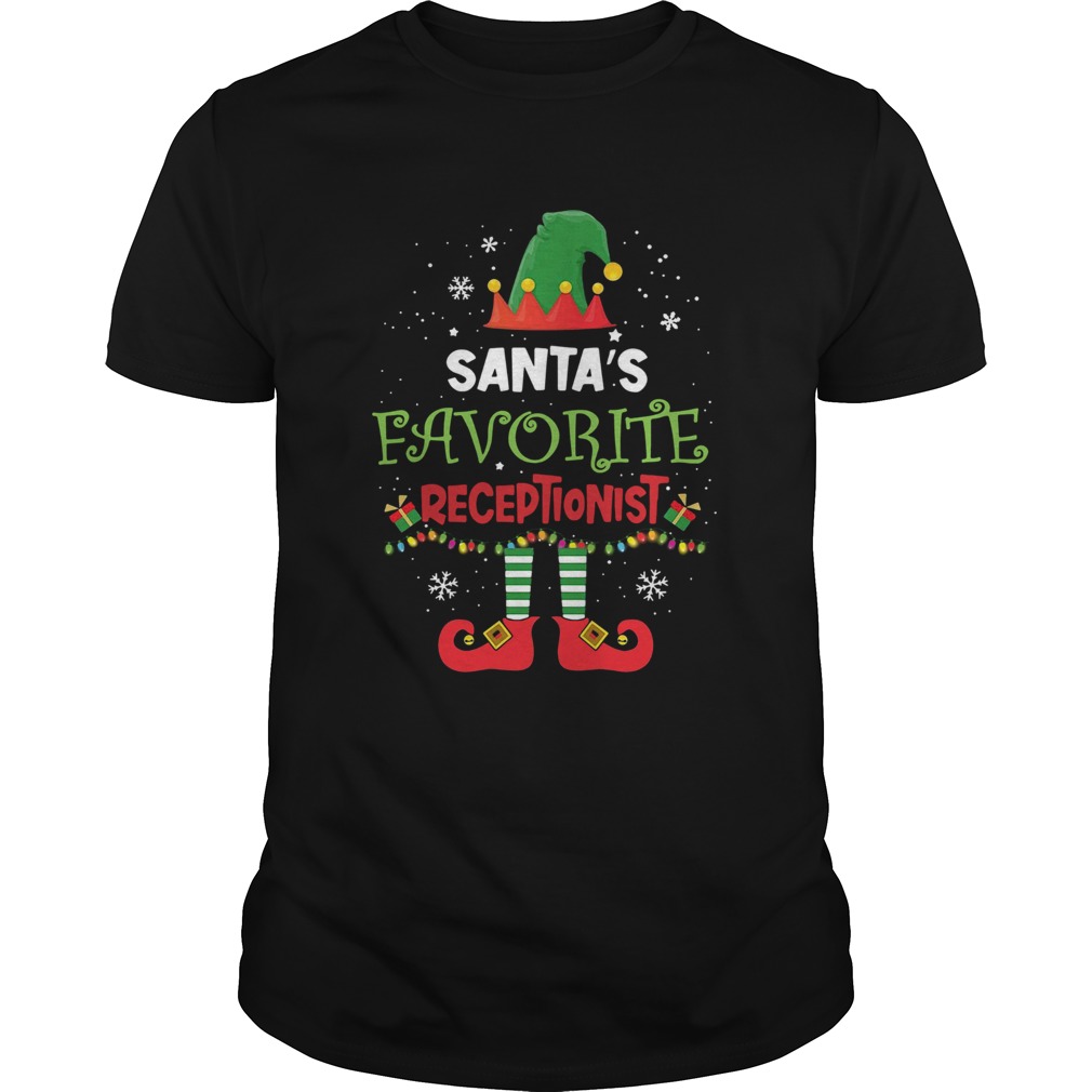 Elf Santas Favorite Receptionist shirt