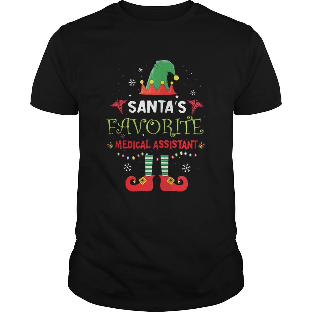Elf Santas favorite medical assistant shirt