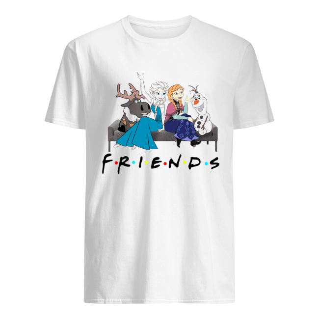 Friends TV show Frozen character shirt