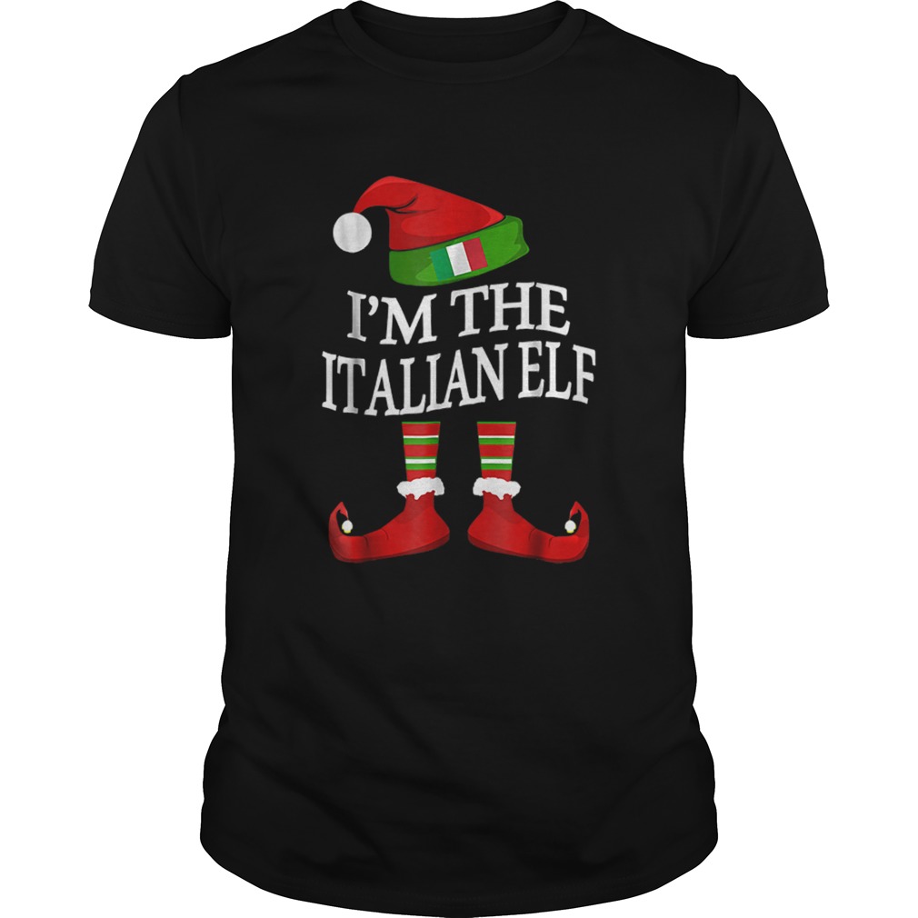 Im The Italian Elf Matching Group Family Christmas shirt