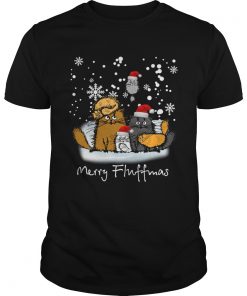 Merry Fluffmas cats funny  Unisex