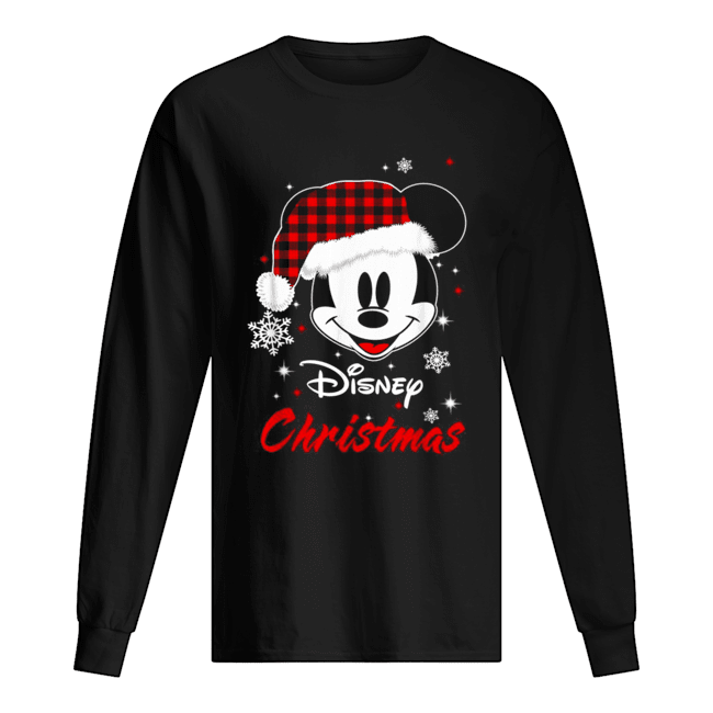 Disney Mickey Mouse Santa Let Me Explain Long Sleeve Shirt 6-9 months NWT 