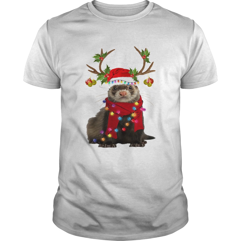 Otter gorgeous reindeer light Christmas shirt