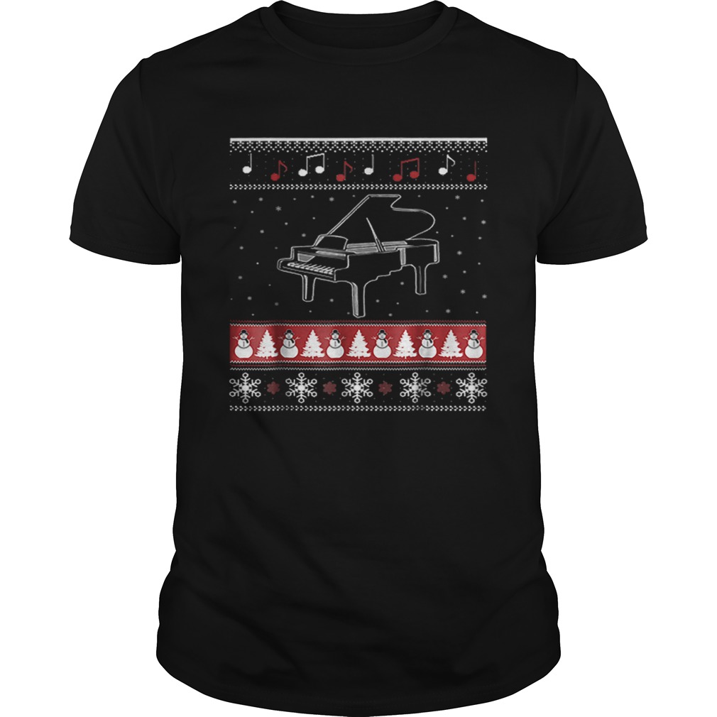 Piano Ugly Christmas shirt