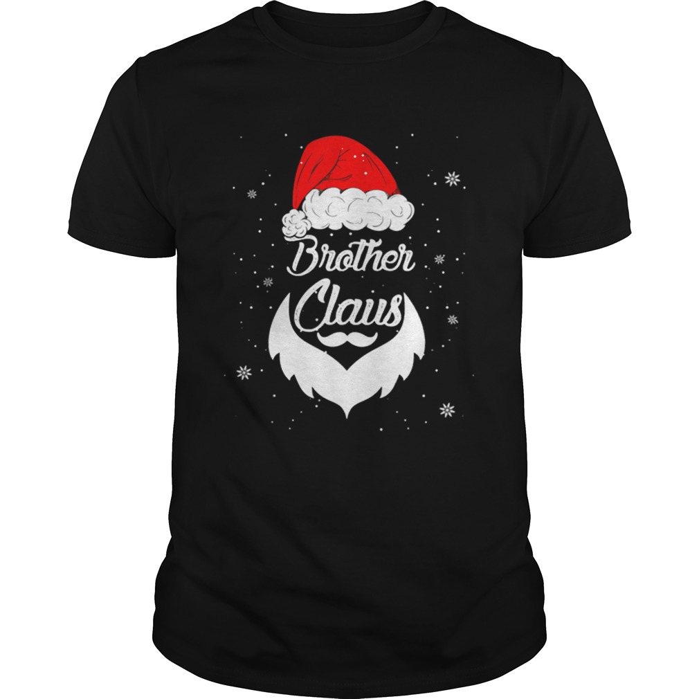 Pretty Funny Christmas Brother Santa Hat Matching Family Xmas Gifts shirt