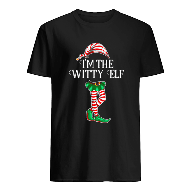 Pretty I’m the Witty Elf Christmas Matching Family Group Gift shirt