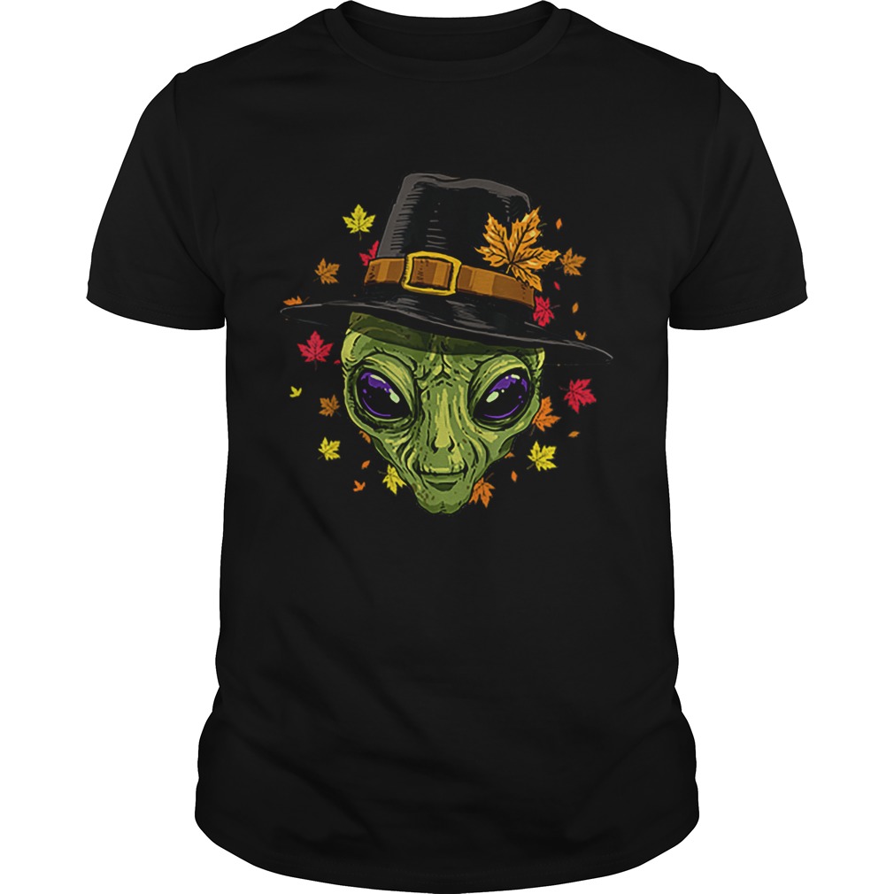Pretty Thanksgiving Alien Pilgrim Costume Men Women shirt