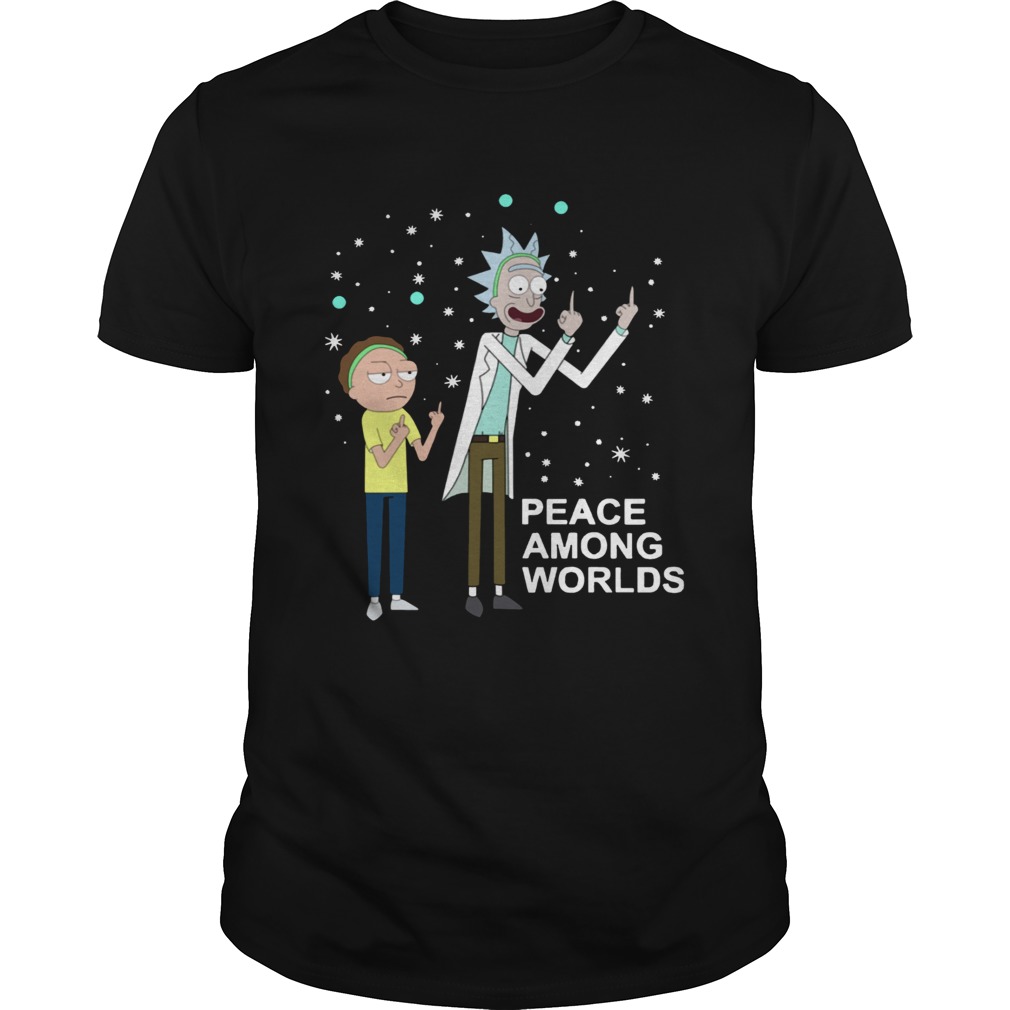 RickMorty Peace Among Worlds shirt