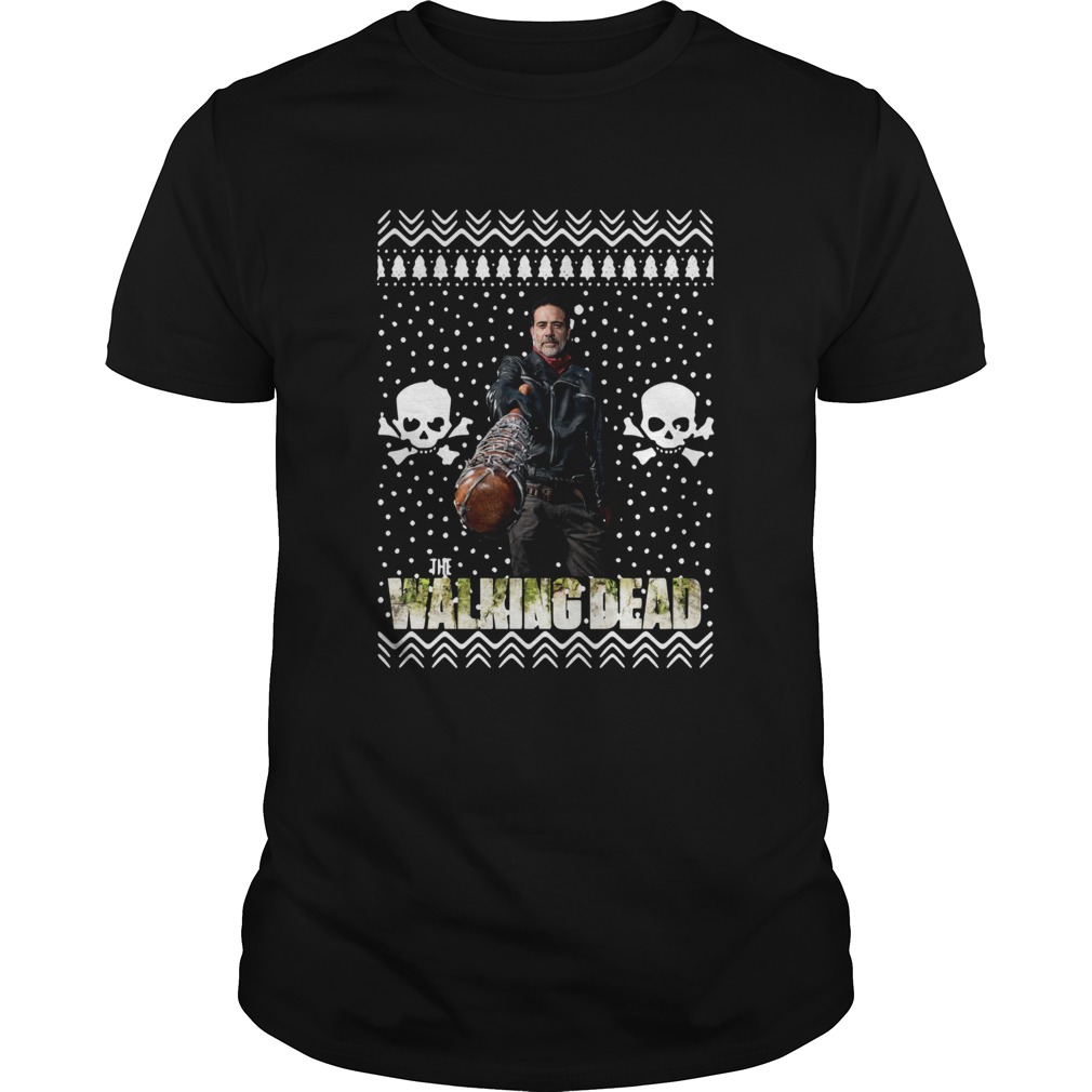 The Walking Dead Negan Santa Hat Christmas shirt