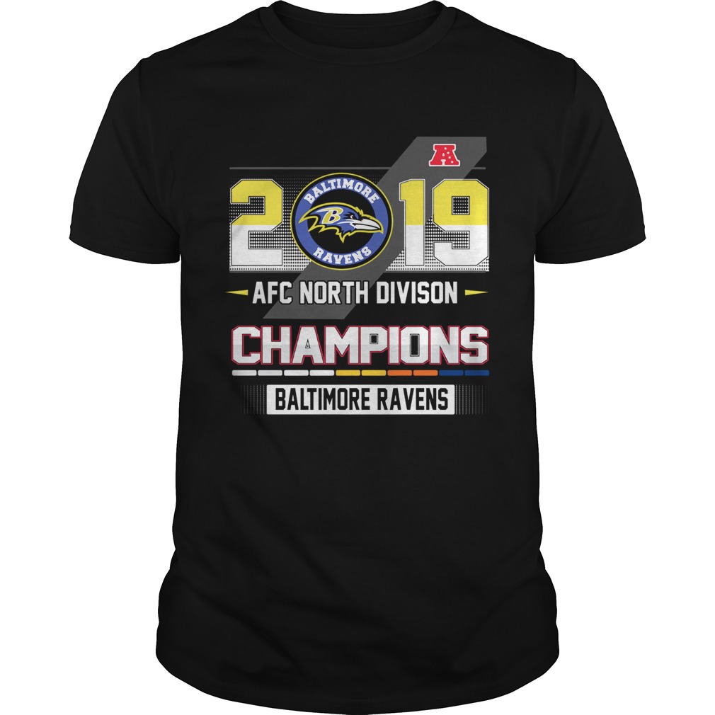 Baltimore Ravens 2019 AFC North Divison Champions shirt