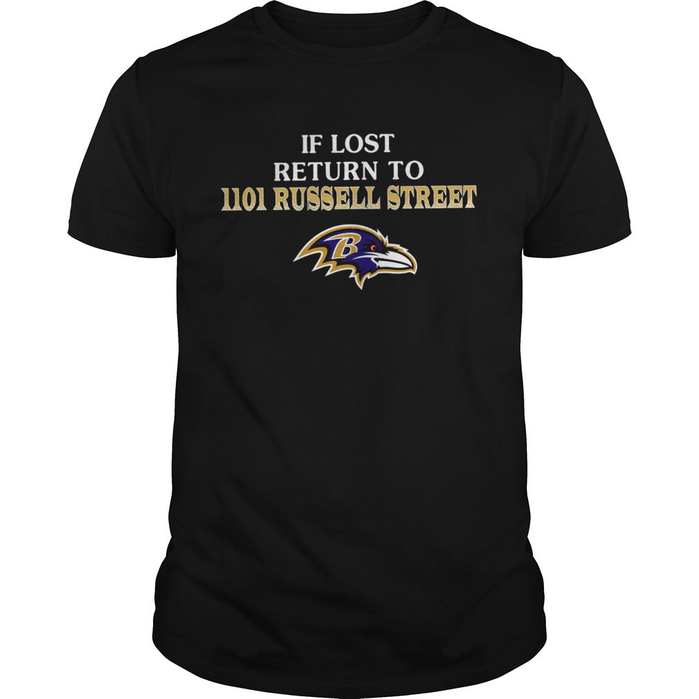 Baltimore Ravens If Lost Return To IIoI Russell Street shirt