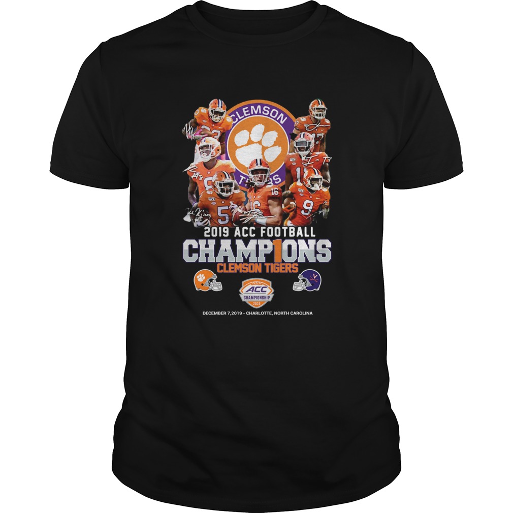 Clemson Tigers 2019 ACC Football Champions shirt