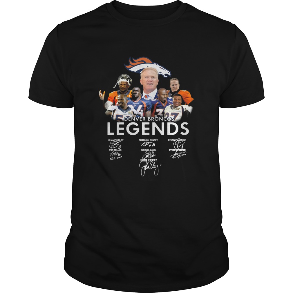 Denver Broncos Legends Signatures shirt