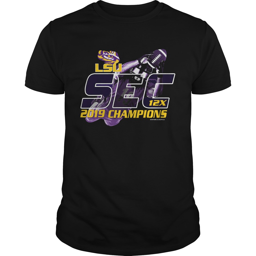 LSU Tigers 2019 SEC Football Champions 12X shirt