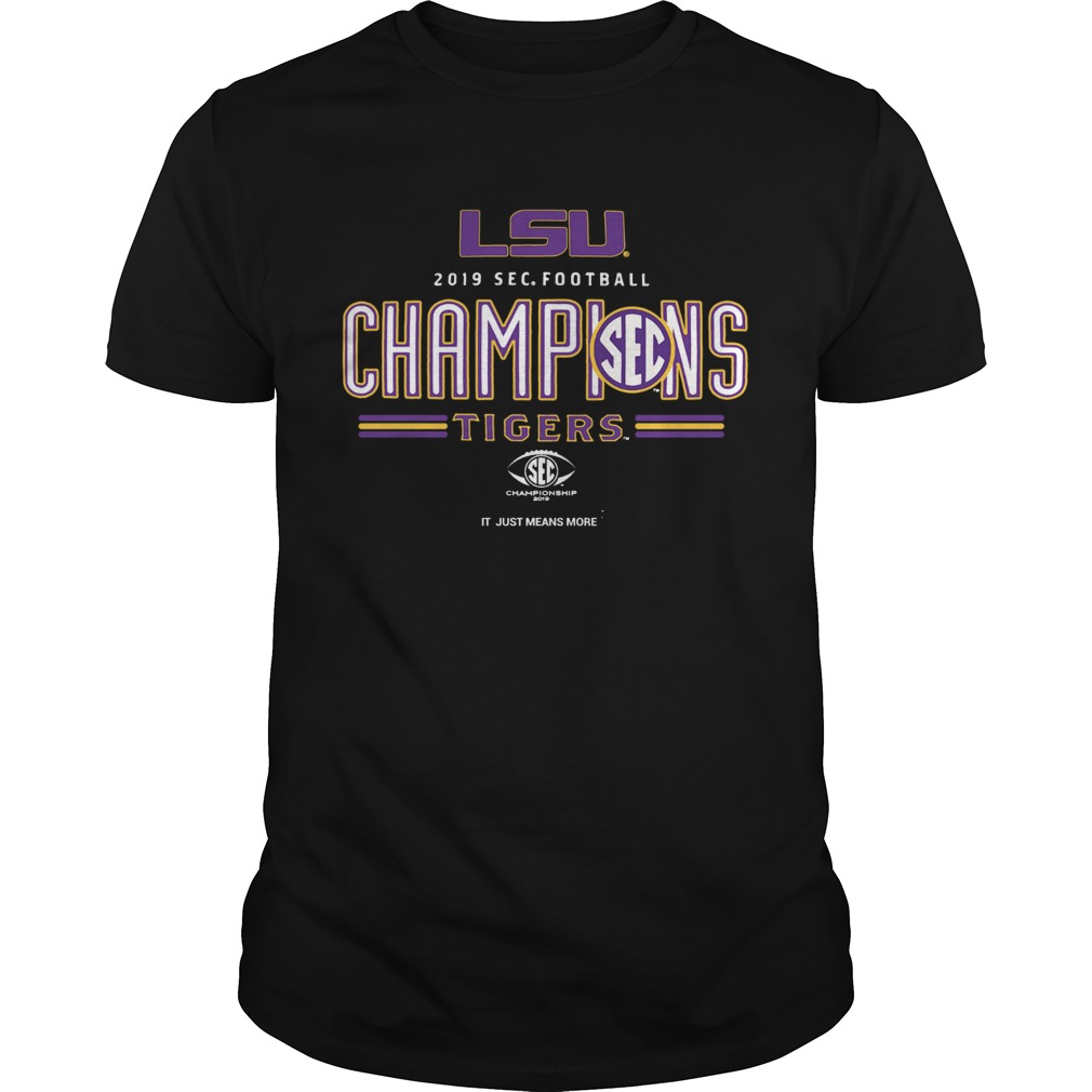 LSU Tigers 2019 SEC Football Champions shirt
