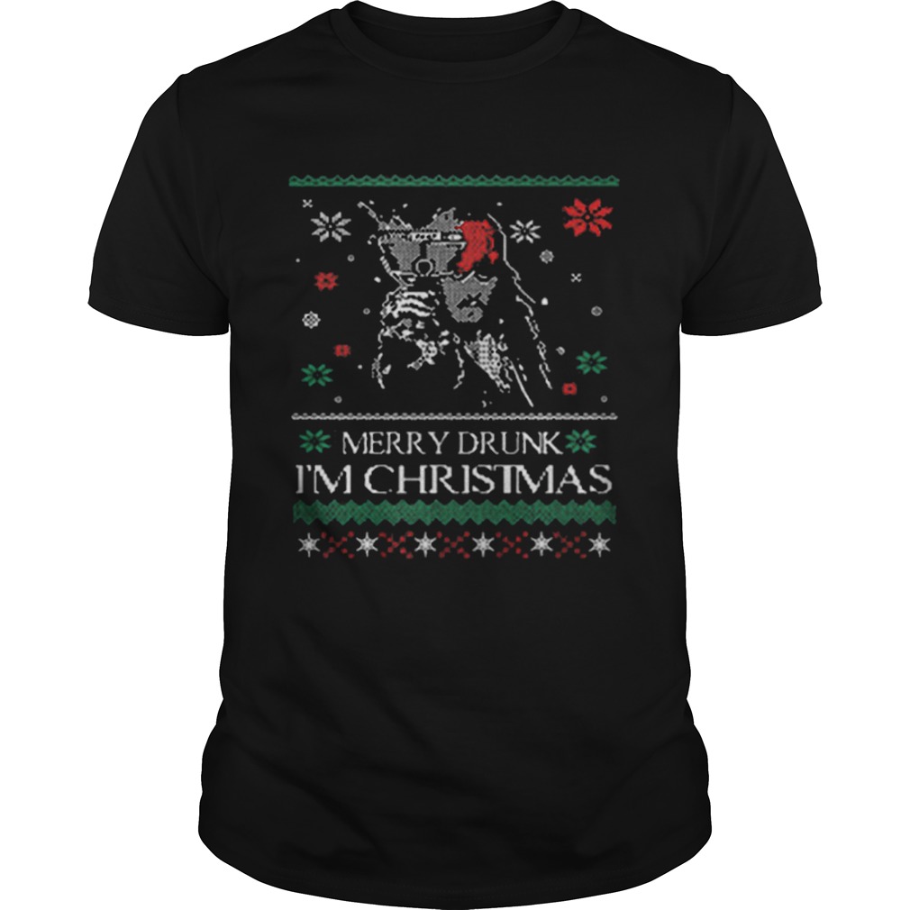 Pirates Of The Caribbean Merry drunk im Christmas ugly shirt
