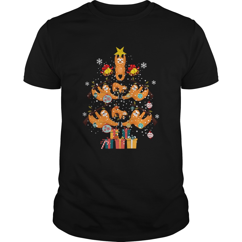 Sloth Christmas Tree shirt