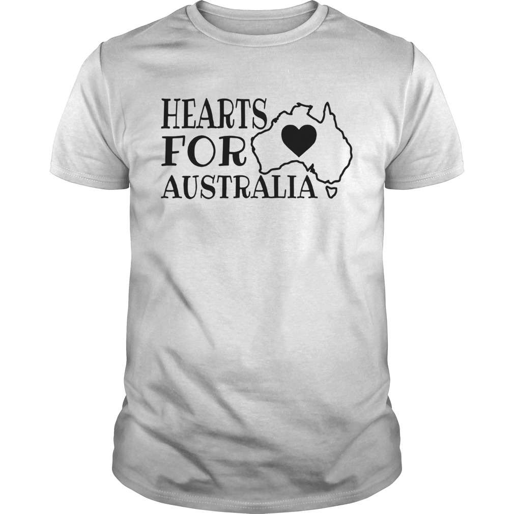 Hearts For Australia shirt