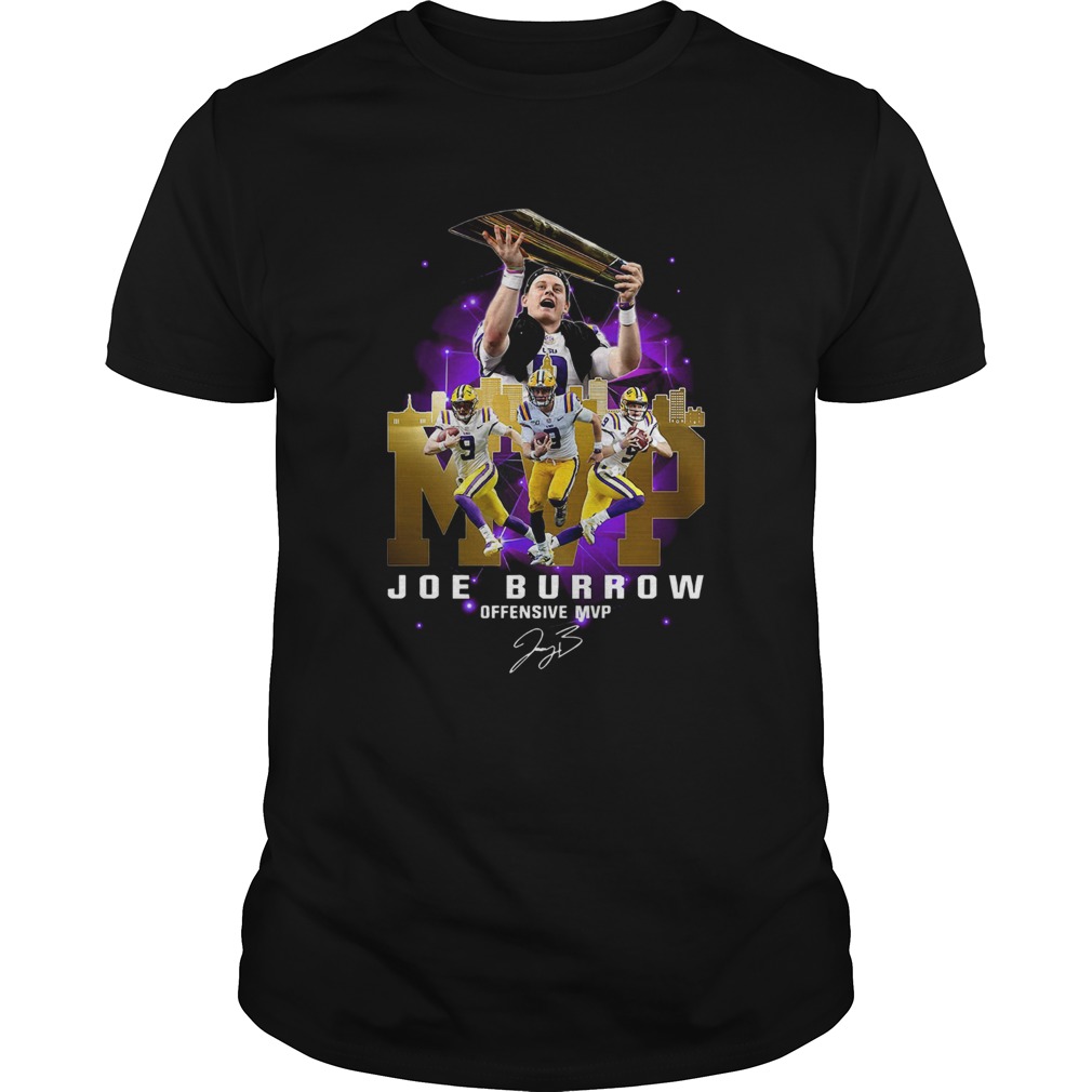 Joe Burrow Offensive MVP Signature shirt