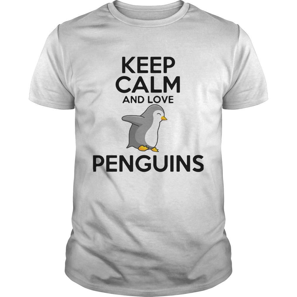 Keep Calm And Love Penguins shirt