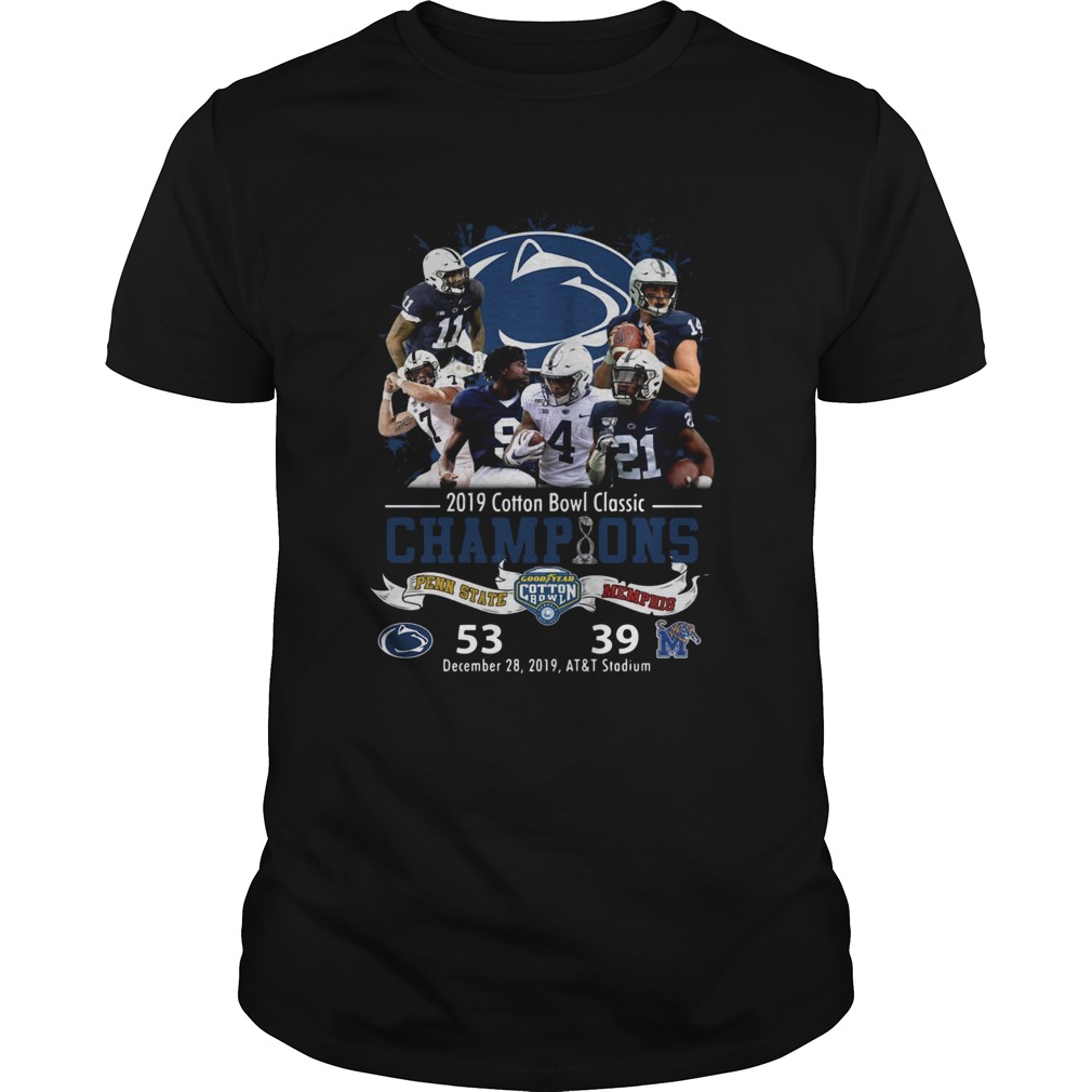 Penn State Nittany Lions 2019 Cotton Bowl Classic Champions shirt