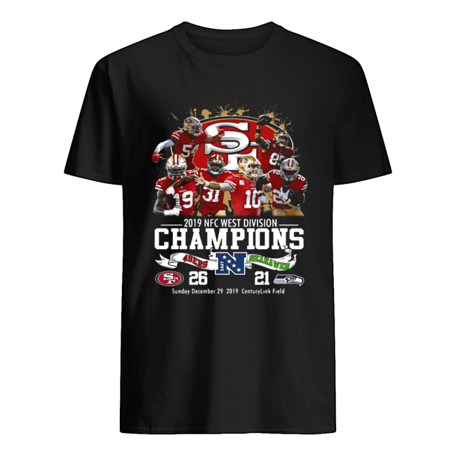 San Francisco 49ers 2019 NFc West Division Champions 49ers vs Seahawks shirt