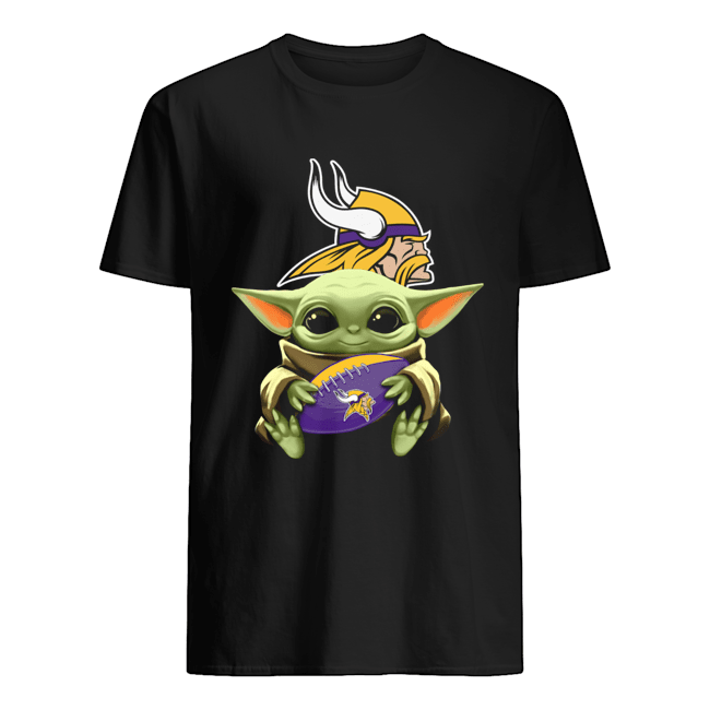 Star Wars Baby Yoda hug Minnesota Vikings shirt
