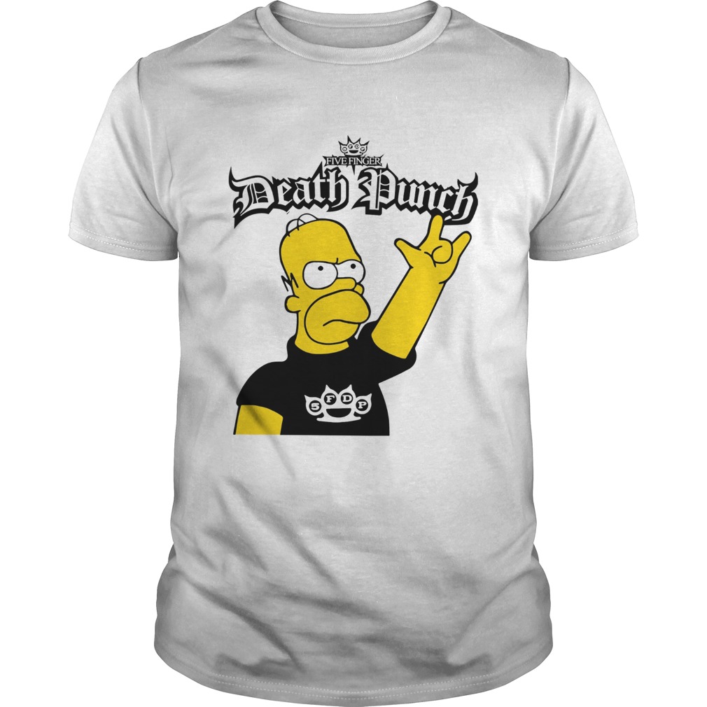The Simpson Five Finger Death Punch shirt