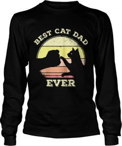 Best Cat Dad Ever Funny Cat Lover  LongSleeve